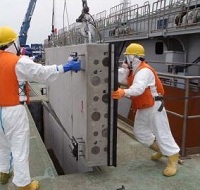 Fukushima water intake plates (Tepco)